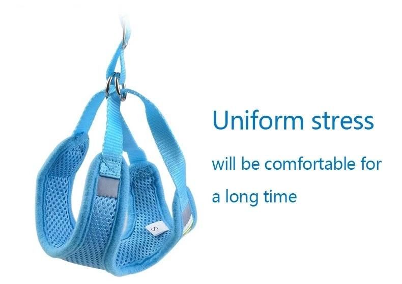 Custom Logo Reflective Mesh Fabric Pet Dog Harness