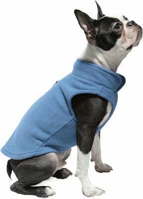 Puppy Fleece Vest, Small Dog Pullover Fleece Jacket with Leash Ring