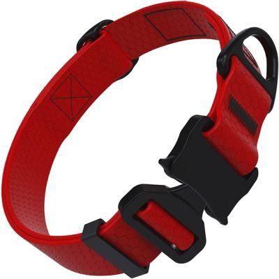 Tear Proof &amp; Odor Free Rust-Proof Quick Release Buckle Dog Collar
