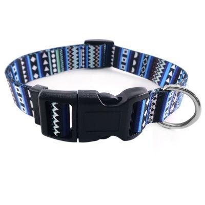 Custom Logo Polyester Printed Accessories Collars for Pet