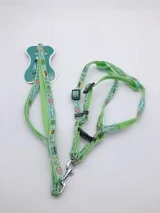Green High Quality Back Traction Rope Full Range Pet Products Soft Nylon Rope Dog Leashes Pup Lead for Dog
