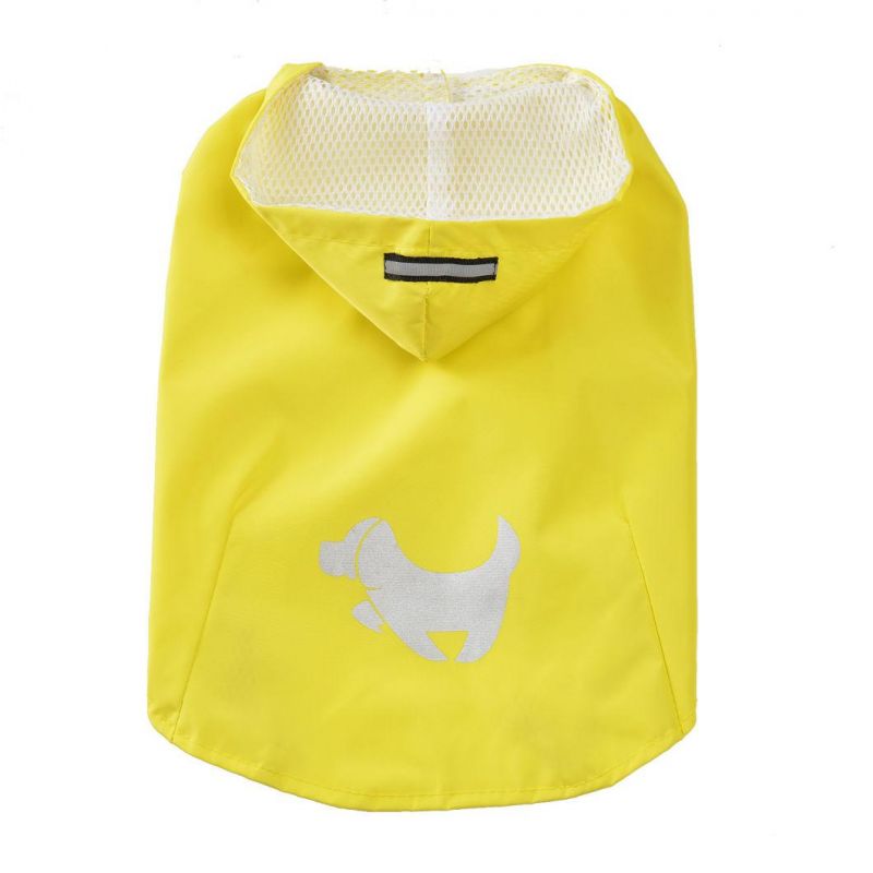 Wholesale Dog Raincoat Large Hooded Waterproof Pet Dog Raincoat with Reflective Designers Luxury Raincoat Clothes for Dogs