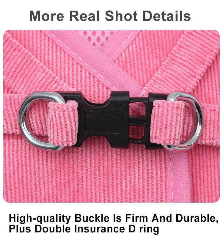Low MOQ Cheap Breathable Air Mesh 2 in 1 Reversible Dog Harness Leash with Logo