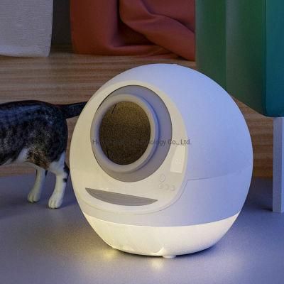 Smart Automatic Self Cleaning Cat Litter Box Fully Enclosed Big Size Large Space Cat Toilet with WiFi