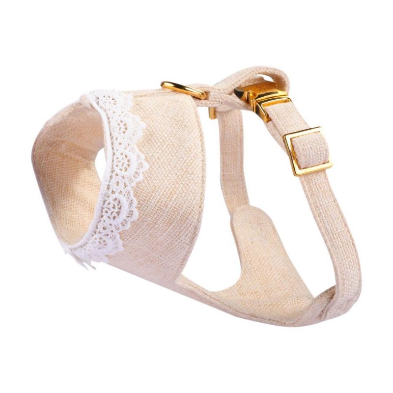 Hemp Lightweight Dog Harness with Lace