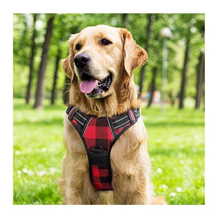 Soft Padded No Pull Dog Harness Reflective Pet Oxford Vest