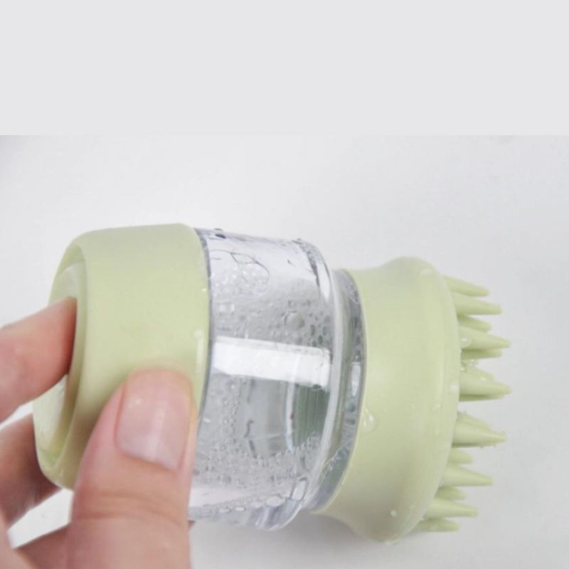 Hot Selling Pet Grooming Products Tool Dog Comb Pet Bathing Massage Brush Quality Rubber Dog Cat Bath Soothing Massage Brush for Cleaning