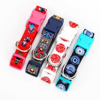 Customized Pattern Sublimation Heat Transfer Polyester Dog Collar Leash