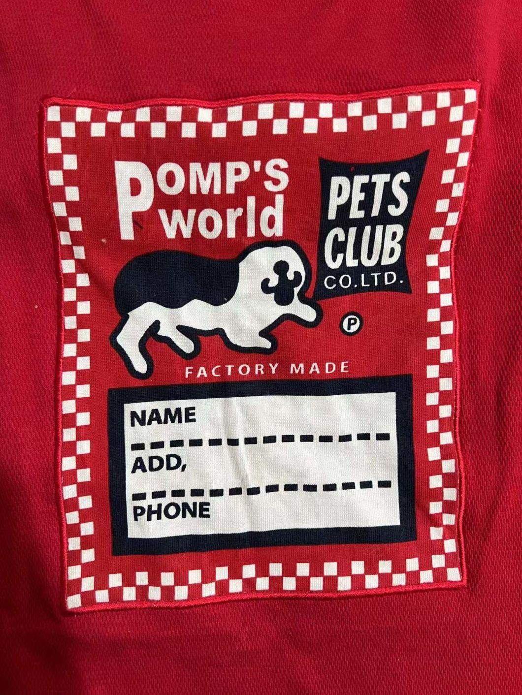 Pomp′s World Pet Club Clothing Pet Clothes Dog Accessoreies