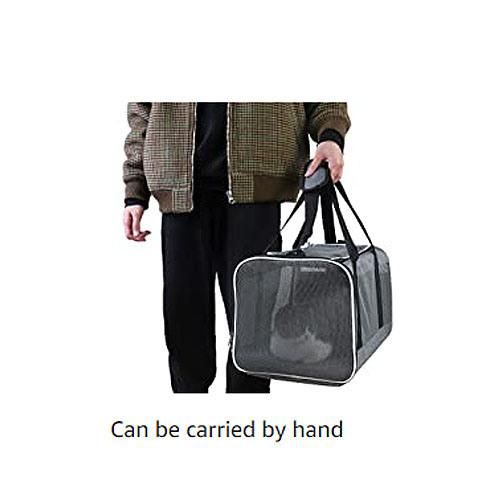 Cat Carrier Bag, Airline Approved Dog Carrier for Small Dogs, Collapsible Pet Travel Carrier for Puppy