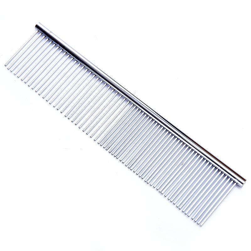 Hairbrush Flea Comb Long Straight Needle Pets Metal Comb