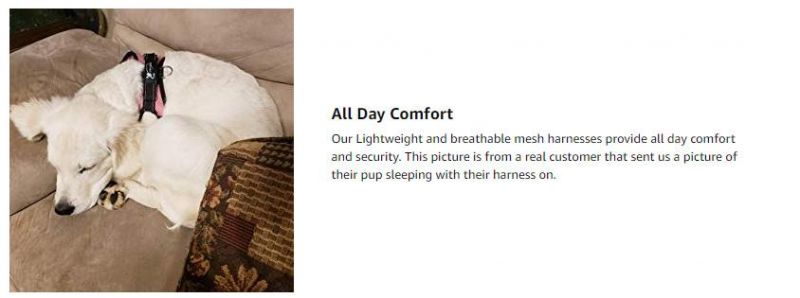 No Pull Reflective Adjustable Dog Harness with Soft Handle