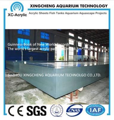 Guinness Book of New World Records Transparent 650 mm Acrylic Panel Sheet Aquarium