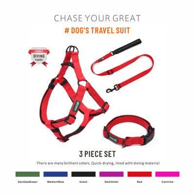 Pet Amazon Hot Selling Pet Suit Reflective Design Safety Dog Chest Strap Pet Traction Rope