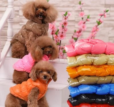 Quality Down Jacket Pet Clothes Warm Dog Fleeced Clothings