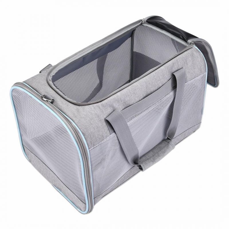 New Comfortable Breathable Mesh and Nylon Fabric Large Space Cat Dog Portable Pet Bag