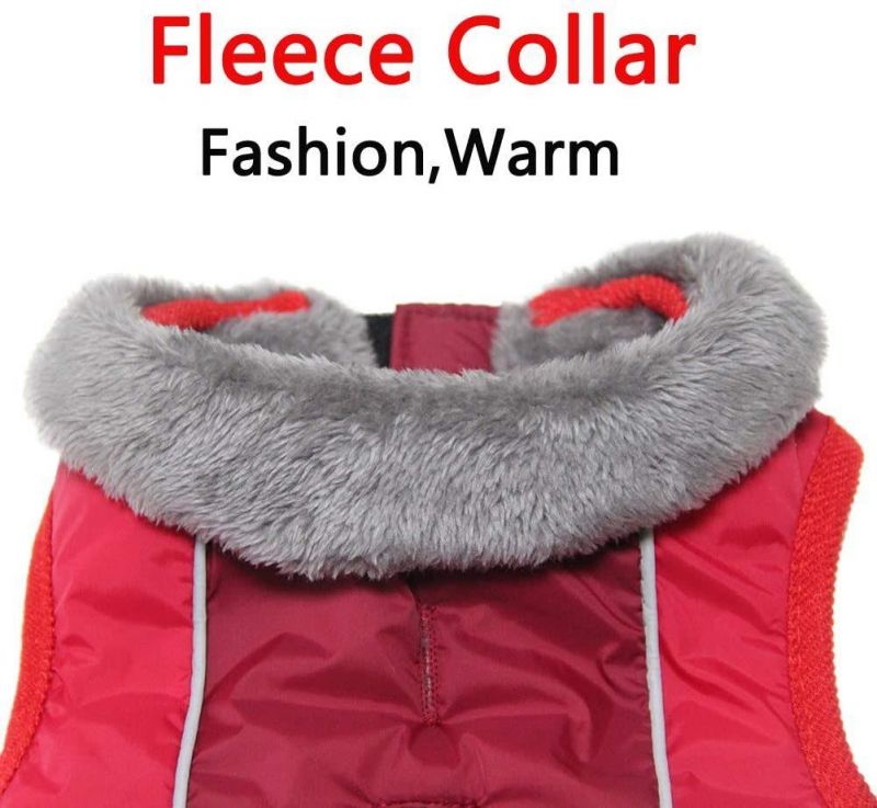 Waterproof Warm Cotton Puppy Jacket for Cold Winter