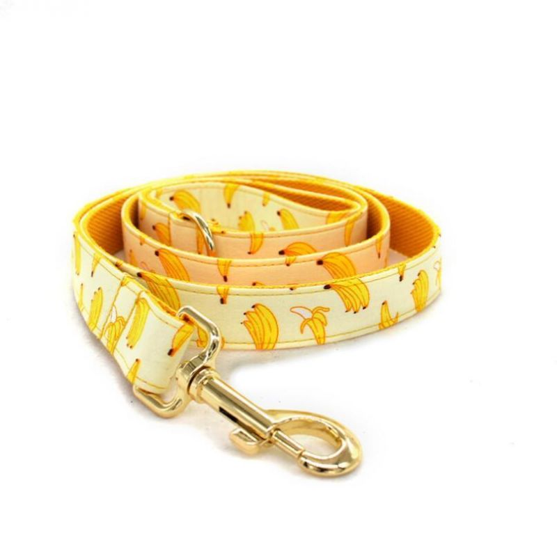 Strong Poly Cotton Fabric Unique Patterns Floral Dog Collars