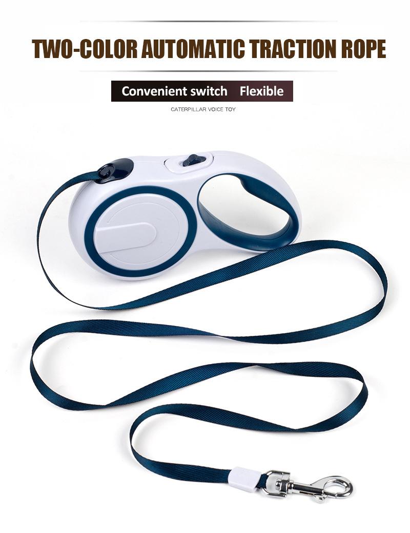 Custom Auto Retractable Pet Rope Training Leash Small Medium Dog Leash