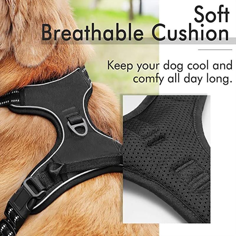 Large Adjustable Tactical Wholesale Custom Vest Dog Harness for Training