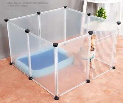 Hot Selling Durable Indoor DIY Foldable Large Plastic Pet Dog Cat Fence Cage for Cats