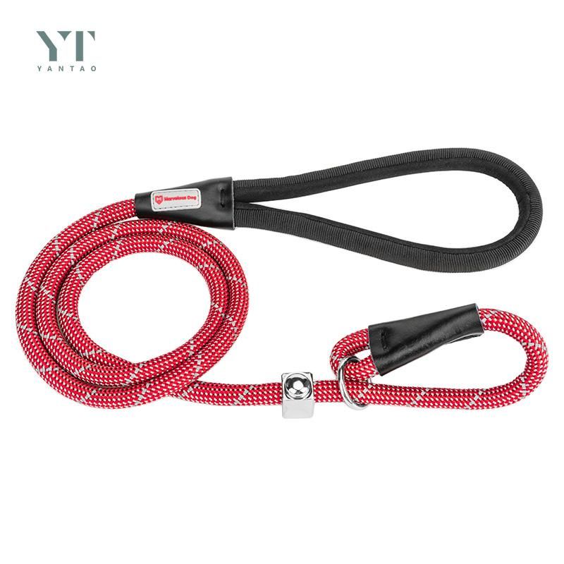 Custom Training Nylon Running Rope Reflective Tactical Dog Leash Rope Lead