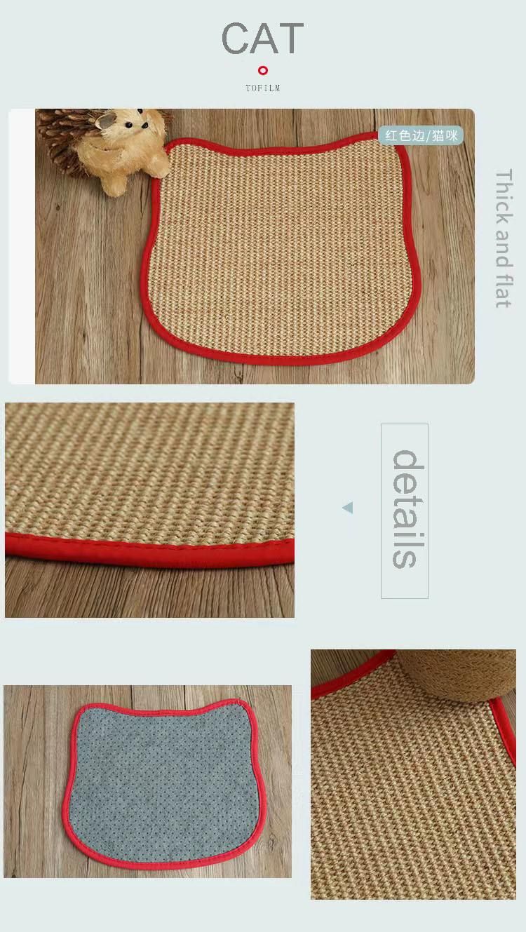 Dog Play Sisal Rug Floor Carpet Pet Training Mat