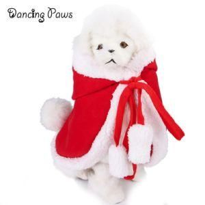 2019costumes Clothes Cotton Wholesale New Pet Dress Christmas Dog Cat Pet Cloak with Hat