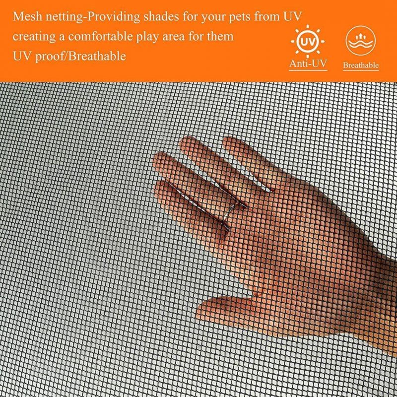Outdoor Indoor Dog Playpen Cover Sunshade Mesh Top Anti UV Dog Playpen Cover