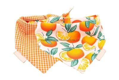 Reversible Personalized Dog Bandana Tie &amp; Snap Dog Neckerchief Dog Scarf Wholesale Dog Bandana