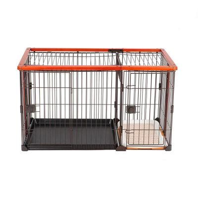 Custom High Quality Kennel Indoor Household Pet Cage Breathable Wooden Dog Cage Dog House Wood Dog Crate with Removable Bottom