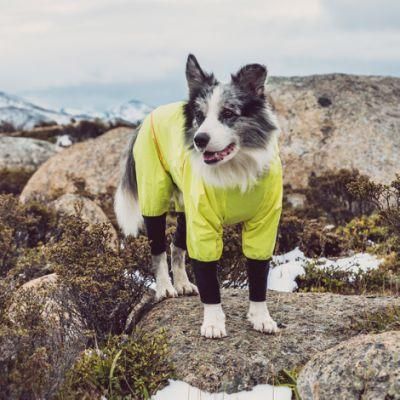 High Quality Wholesale Waterproof Pet Raincoat Dog Rain Jacket Clothes with Four-Legs Style Wor-Biz