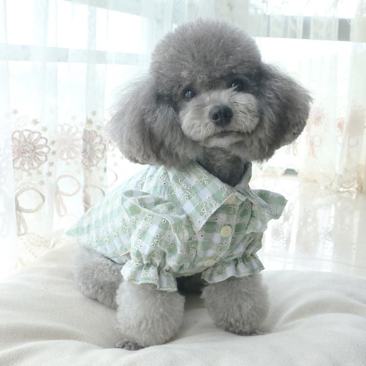 Custom Logo Luxury Designer Hawaii Style Floral Dog Beach T-Shirt Clothing Breathable Summer Pet Shirts Clothes