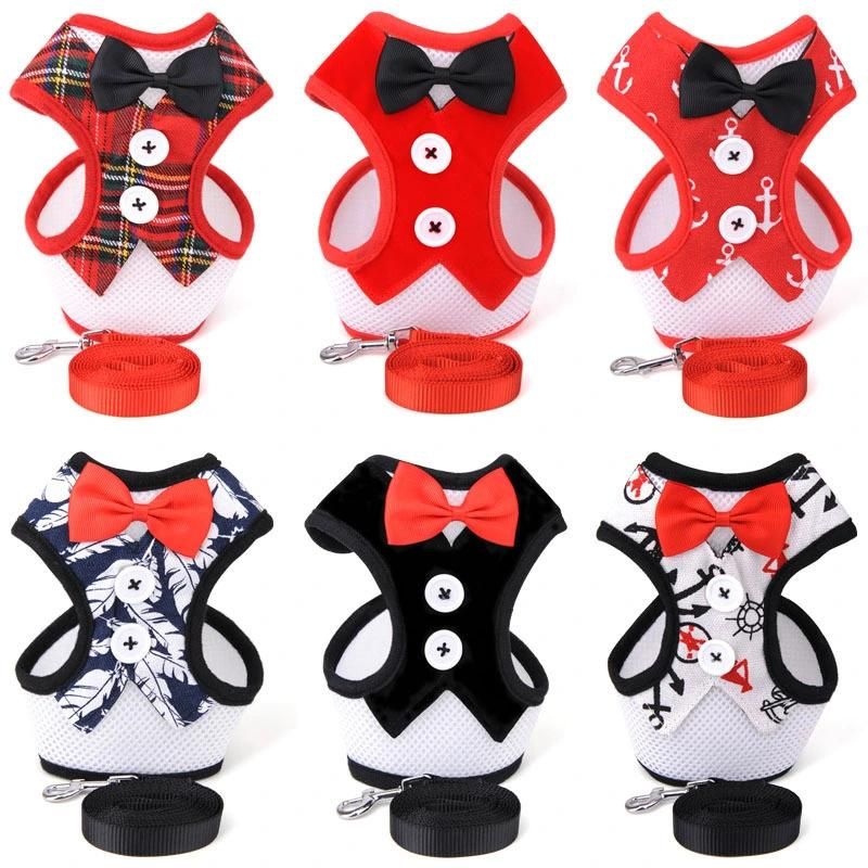New Style Pet Leash Dog Breathable Vest Evening Dress Pet Dog Leash/Pet Dress Vest/Pet Vest