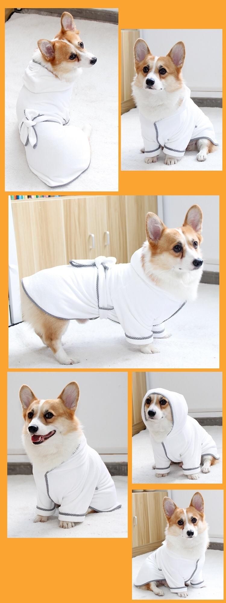 Super Absorbent Dry Quick Soft Dog Products Supply Cat Pet Bathrobe Towel