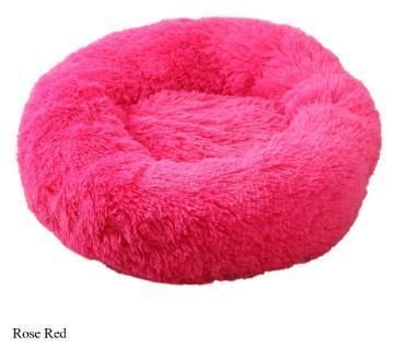 Cheap Cama De Perro 40cm 120cm Custom Fur Canvas Warm Round Donut Cuddler Luxury Animal Bed Cat Cushion Pet Beds for Dog
