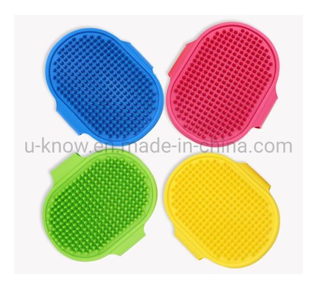 4 in 1rubber Pet Mitt, Pet Brush, Pet Bath Massage Brush