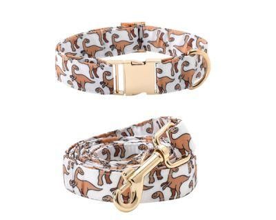 High-End Classic Luxury Personalized Popular Custom Cheap Nylon&Cotton Wear-Resistant Dog Puppy Collar