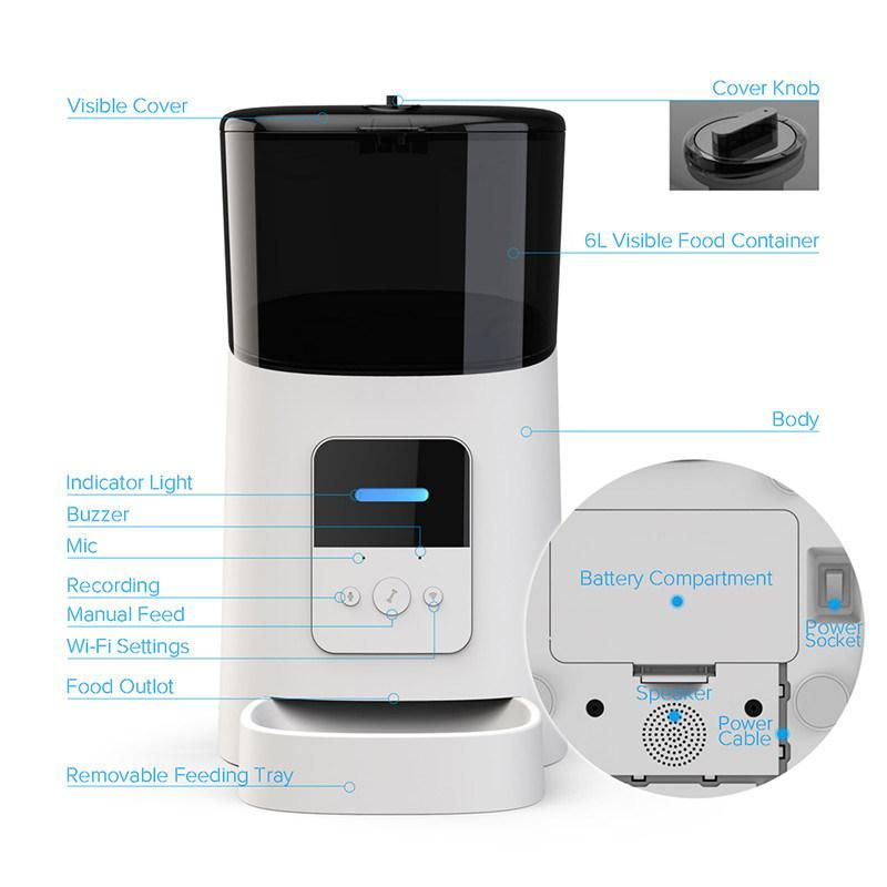 Pet Bowl and Feeder /Automatic Pet Feeder /WiFi Pet Food Feeder