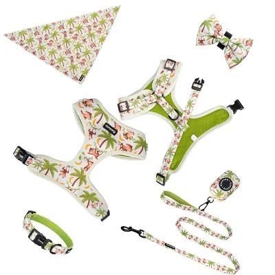 Manufacture Customized Personal Logo Guangdong Reversible Harness Vest Dog Product Leash Sets