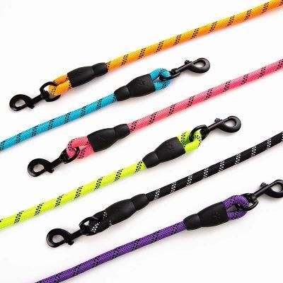 Durable Braided Nylon Reflective Round Rope Pet Leash