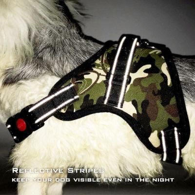 Oxford Fabric No-Pull Adjustable Reflective Breathable Dog Harness Dog Products