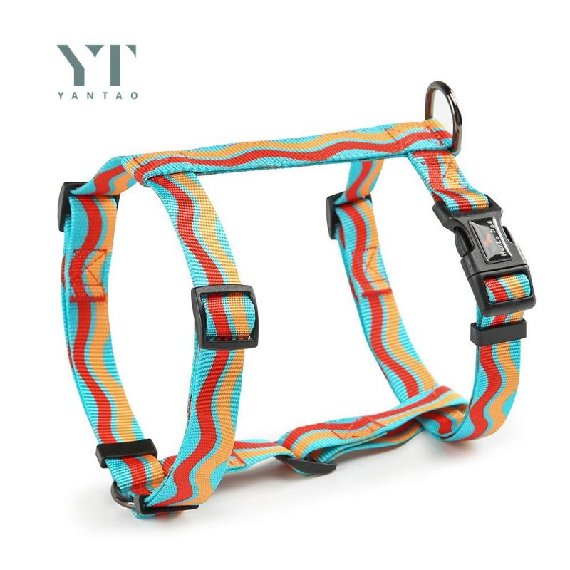 H-Shaped Durable Traction Straps Dog Harness with Custom Design for Pet Dogs