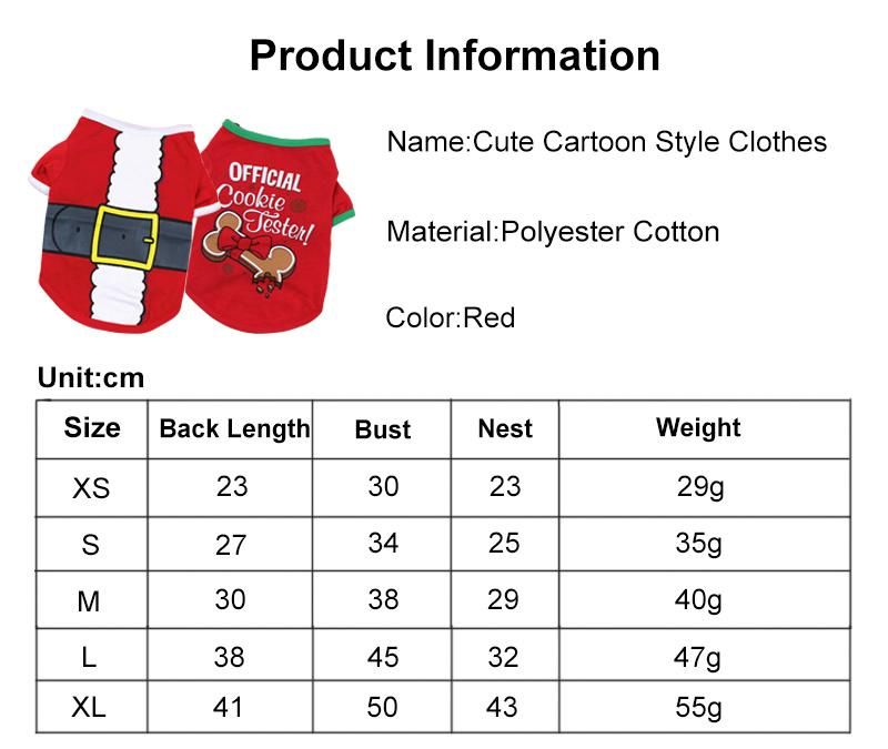Santa Claus Dog Costume Christmas Party Dressing up Pet Dog Clothes Pet Outfit
