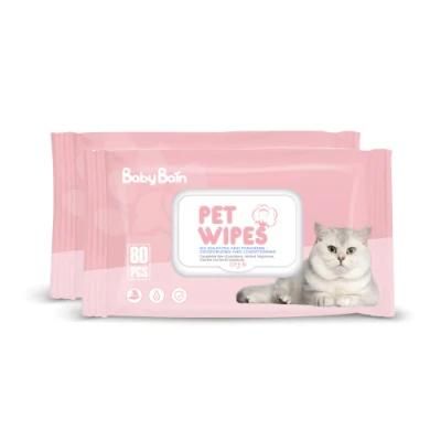 Alcohol-Free Deodorizing Pet Wet Wipes