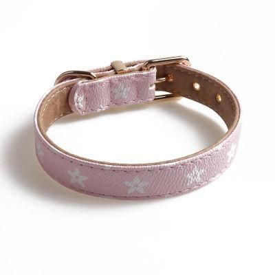 Offer Sample Service Reflective, Fashion PU Leather Padded Nylon Striped Pet Dog Collar