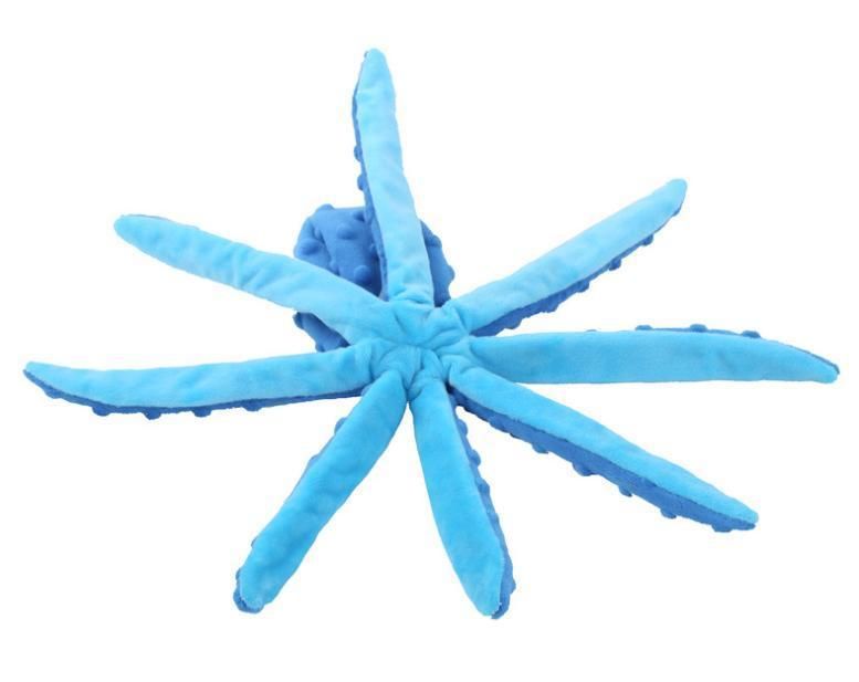 New Pet Plush Toy Octopus Skin Shell Dog Puzzle Bite Resistant Vocal Toys Octopus Pet Training Supplies