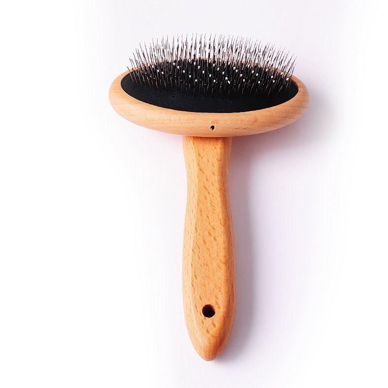 Natural Pet Brush Bamboo Grooming Comb Eco Friendly Pet Brush for Dogs & Cats