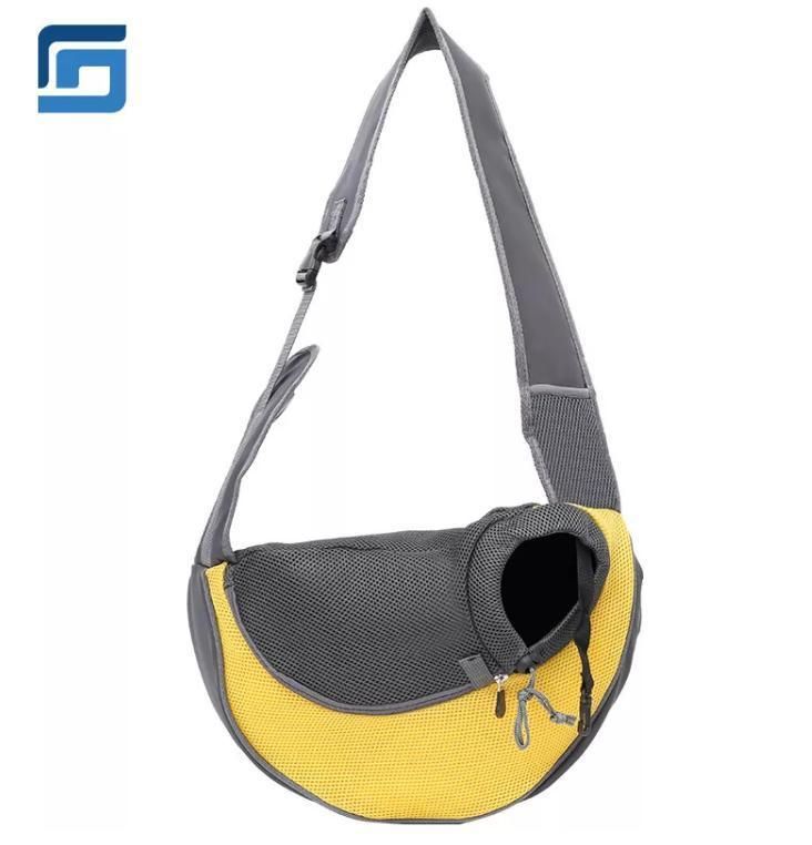 Wholesale Hot Selling Expandable Soft Sided Travel Pet Backpack Carrier with Solid Yellow Color Whole Preview Showing