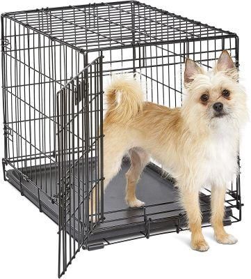 Folding Pet Cage, Very Eco-Friendly Dog Cage, Easy to Install Without Tools, with Tray at Bottom